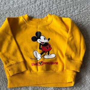 Disney Mickey Mouse Yellow Sweatshirt for Kids